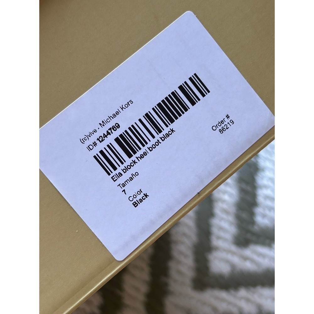 $345 NEW IN BOX MICHAEL KORS Ella Block Heel Boot 7M - Picture 16 of 16